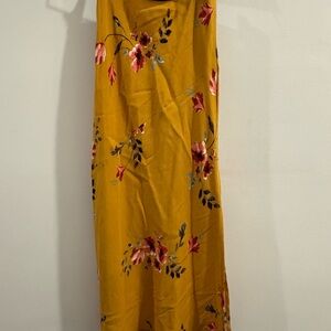 Corey Lynn Calter Mustard Floral Dress